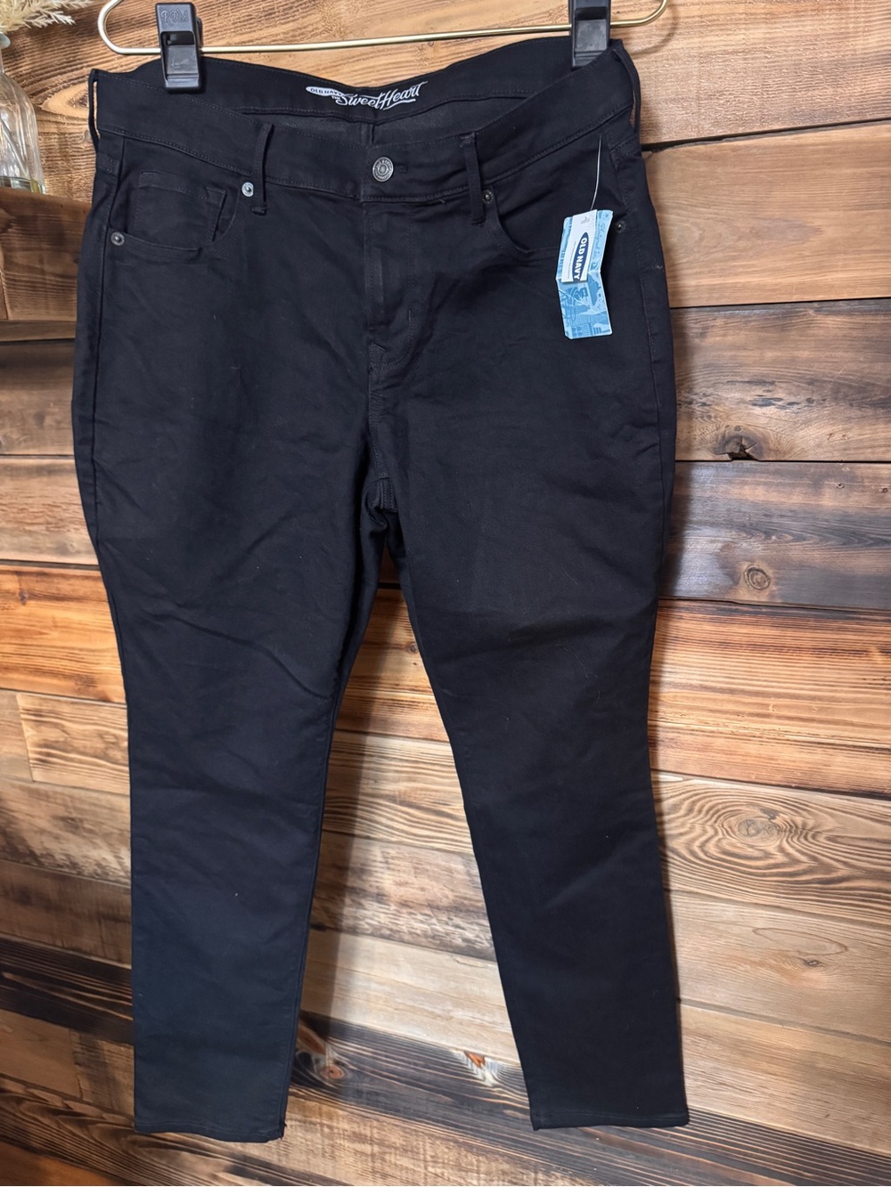 Old Navy Sweetheart Black Jeans – Size 12 Short – NWT